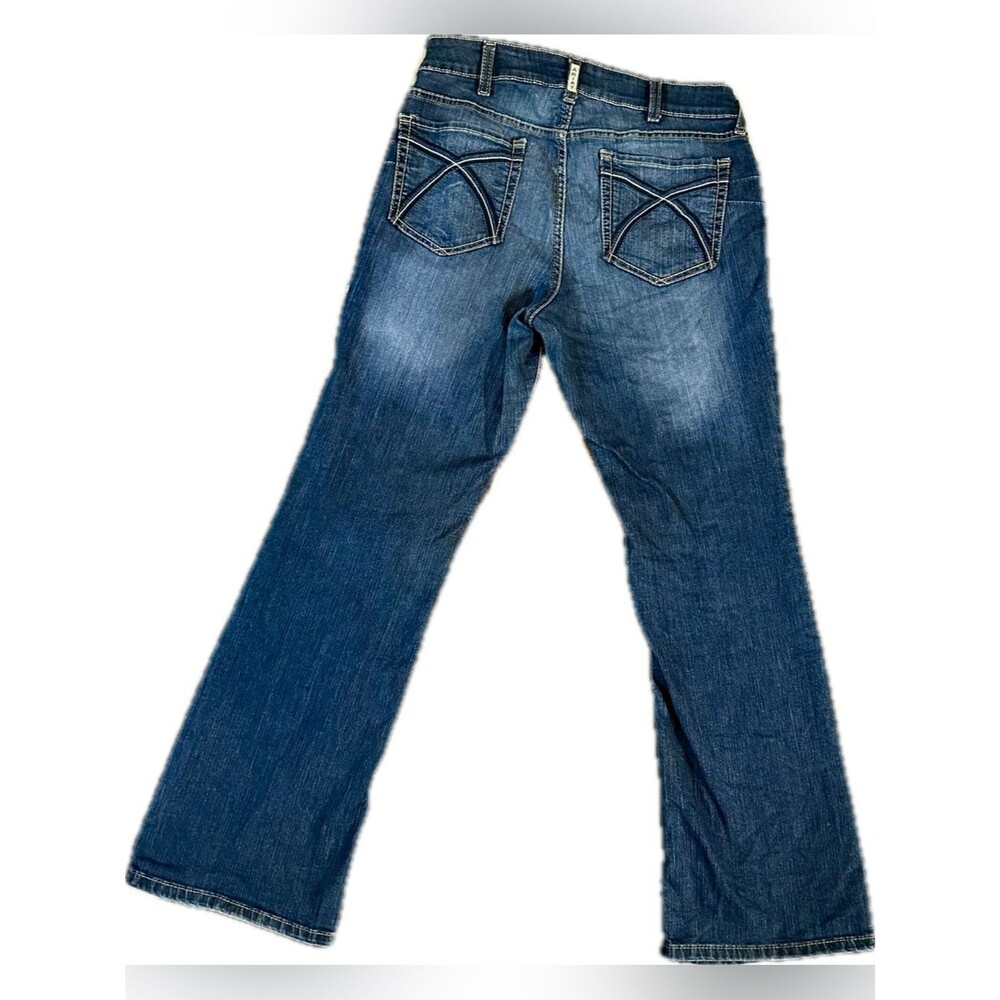 Ariat Real Rosa Jeans Perfect Rise Bootcut Stretch, 33 R, Ranch Ride Rodeo - Picture 3 of 13